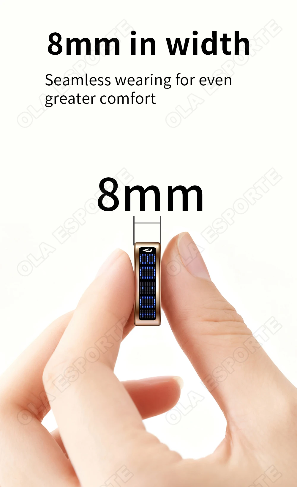 2026 Smart Ring Men Women LED Display Screen Heart Rate Blood Oxygen Monitor 5ATM Waterproof Multi Sports Mode Gifts For Android