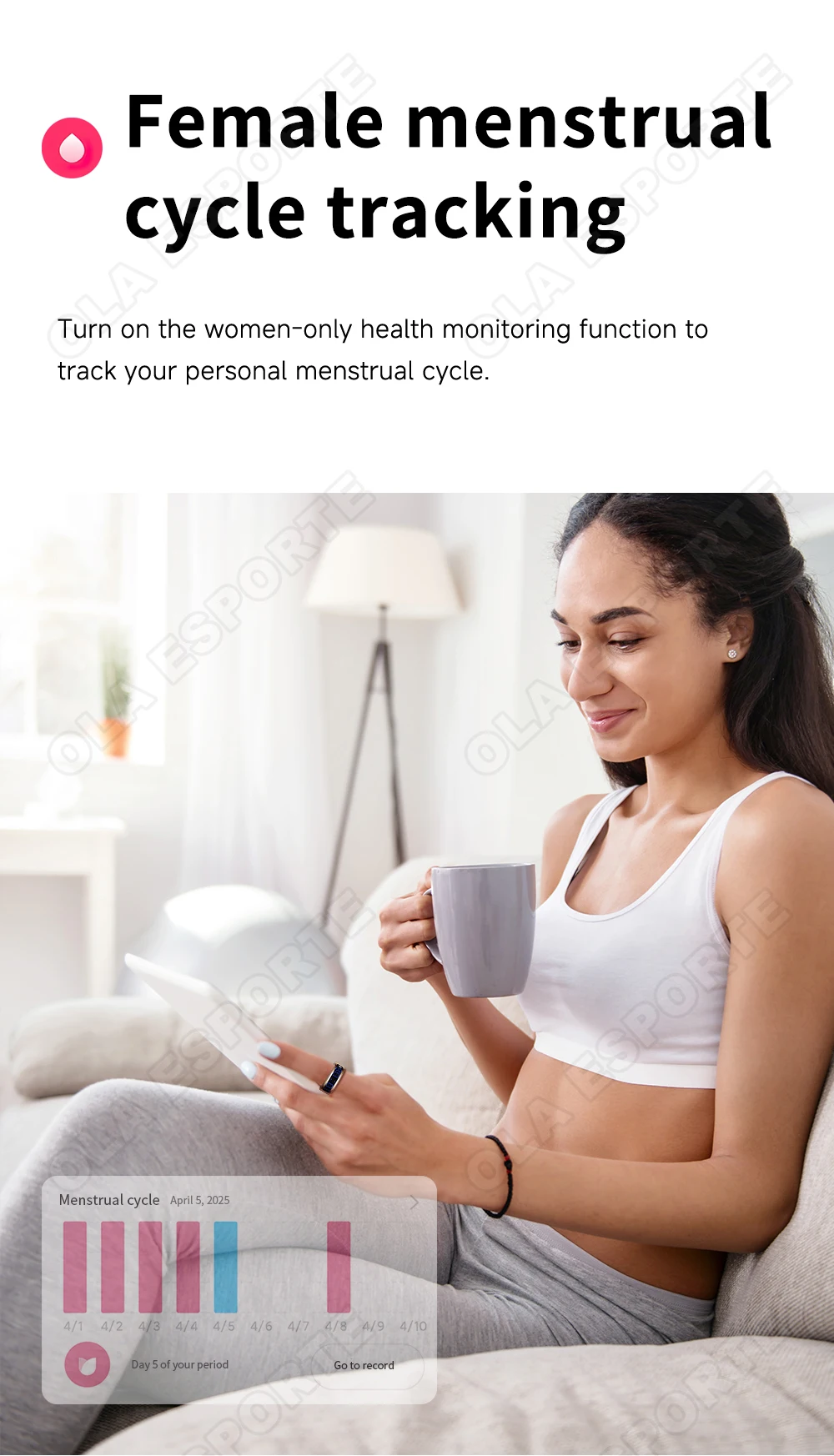 2026 Smart Ring Men Women LED Display Screen Heart Rate Blood Oxygen Monitor 5ATM Waterproof Multi Sports Mode Gifts For Android