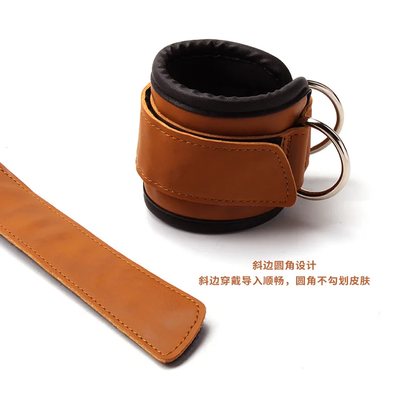 1PC Fitness Ankle Straps Adjustable D-Ring Support Cuffs Gym Leg Excercises Training Workouts Sports Fit Guard Safety Abductors