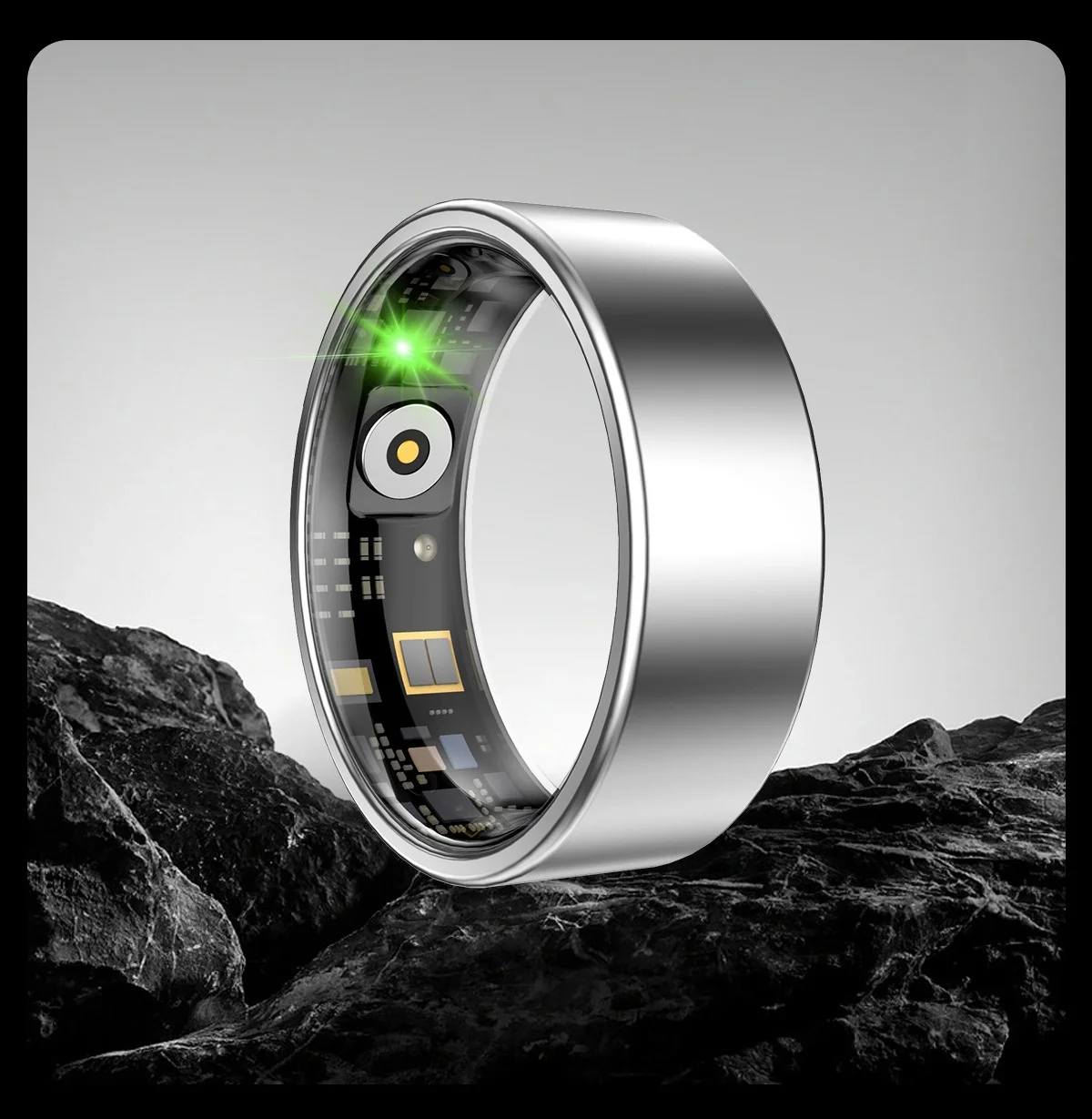 Luckring Smart Ring Fitness Step Tracker Gesture Control Heart Rate Hrv Blood Oxygen Scientific Sleep Monitor For Sports Lovers