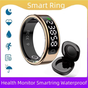 2026 R11C Smart Ring Men Women LED Display Screen Health Ring Heart Rate Sleep Monitor Waterproof Smartring for Android IOS