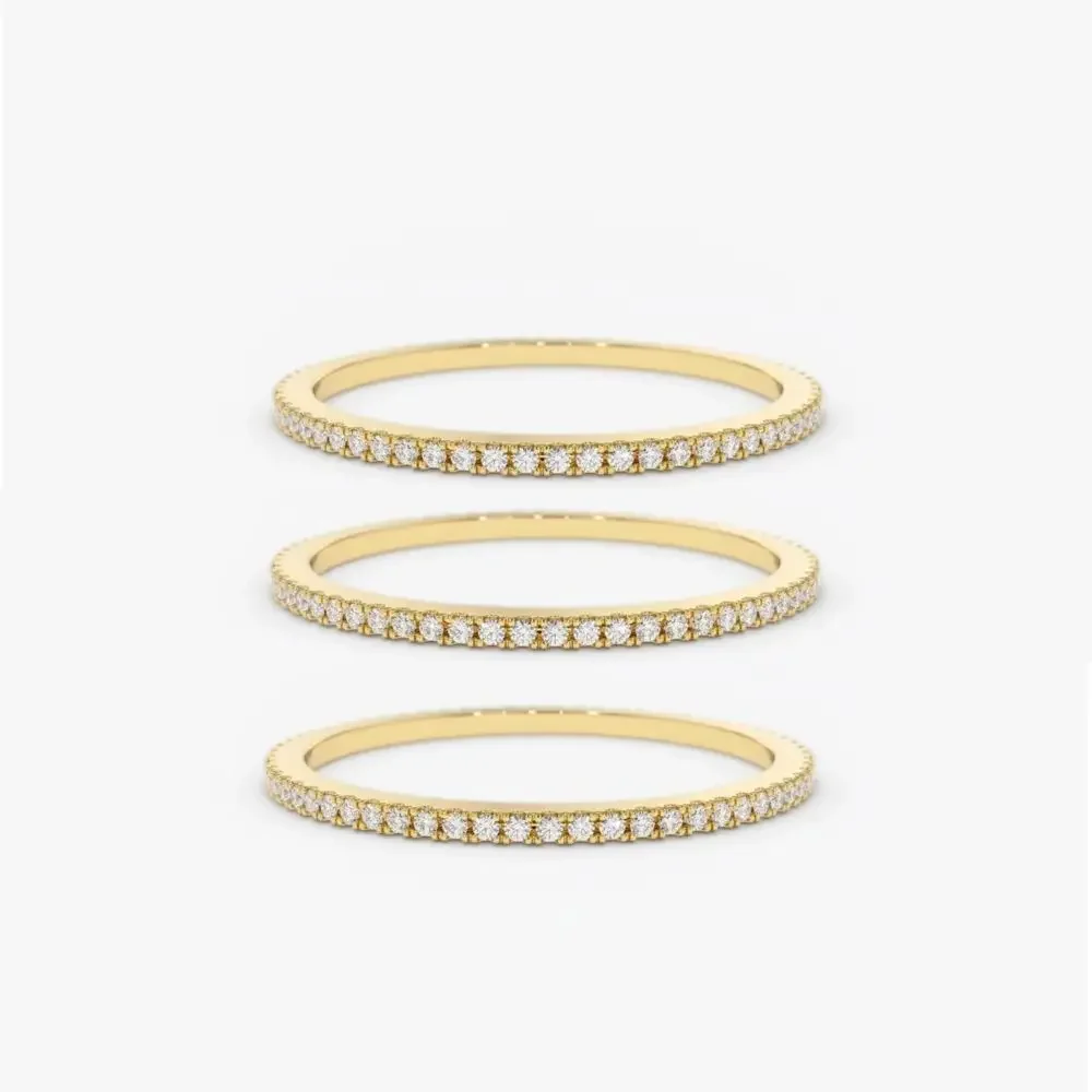 3PCS - Gold Ring