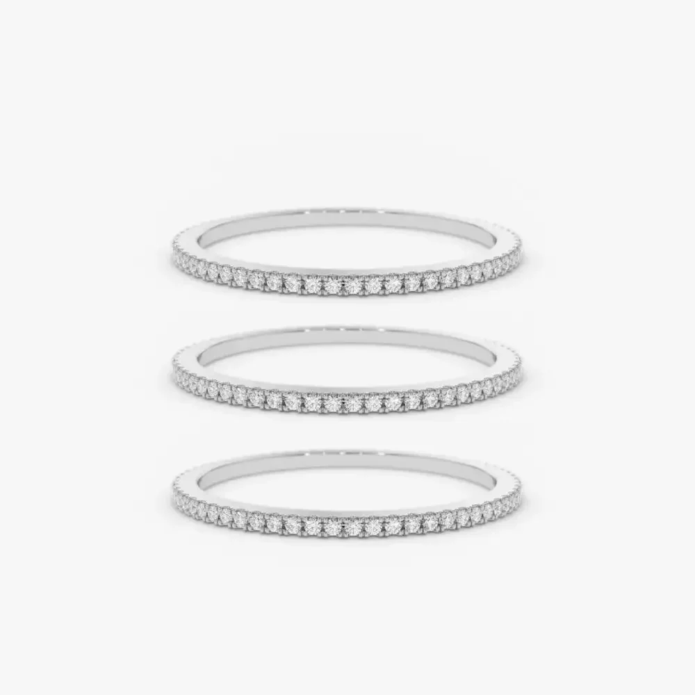 3PCS - Silver Ring