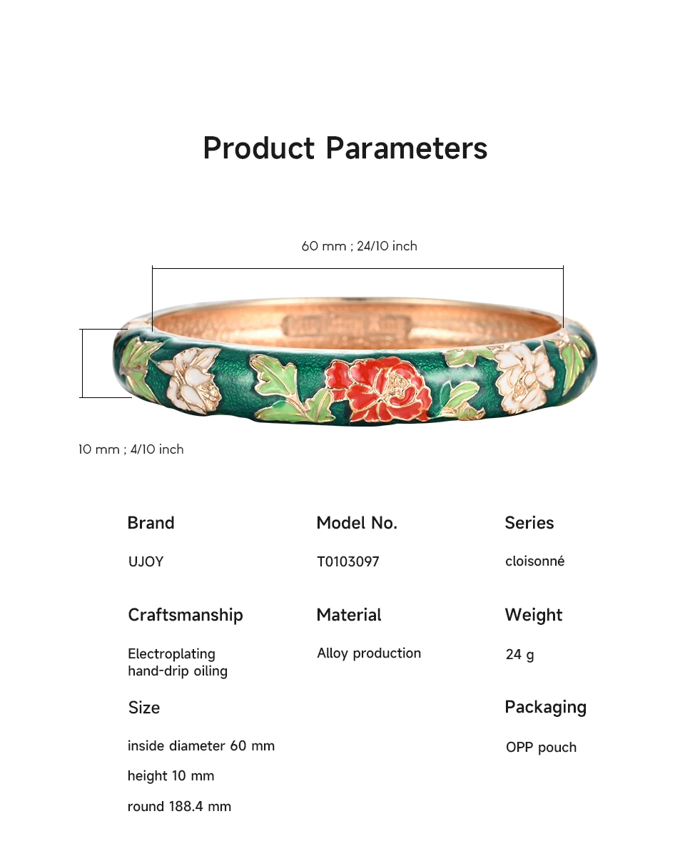 Enameled Bracelets For Women Flower Women Bangles Indian Chinese Viking Bracelet On Hand African Jewelry Dubai Women's Gift Girl